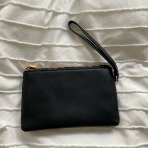 A New Day Black Wristlet Clutch